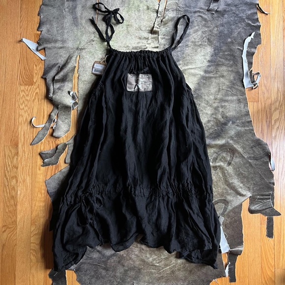 Magnolia Pearl NWT hidi drawstring linen dress one size - Picture 4 of 5